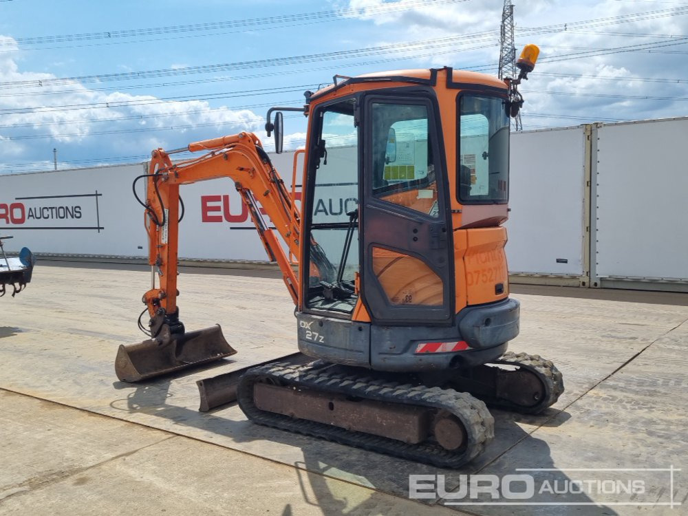 2011 Doosan DX27Z - Minigraver: bilde 3 2011 Doosan DX27Z - Minigraver: bilde 3