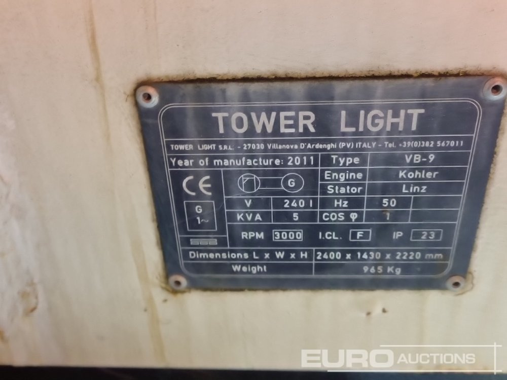 Lysmast 2011 Generac VB9: bilde 17