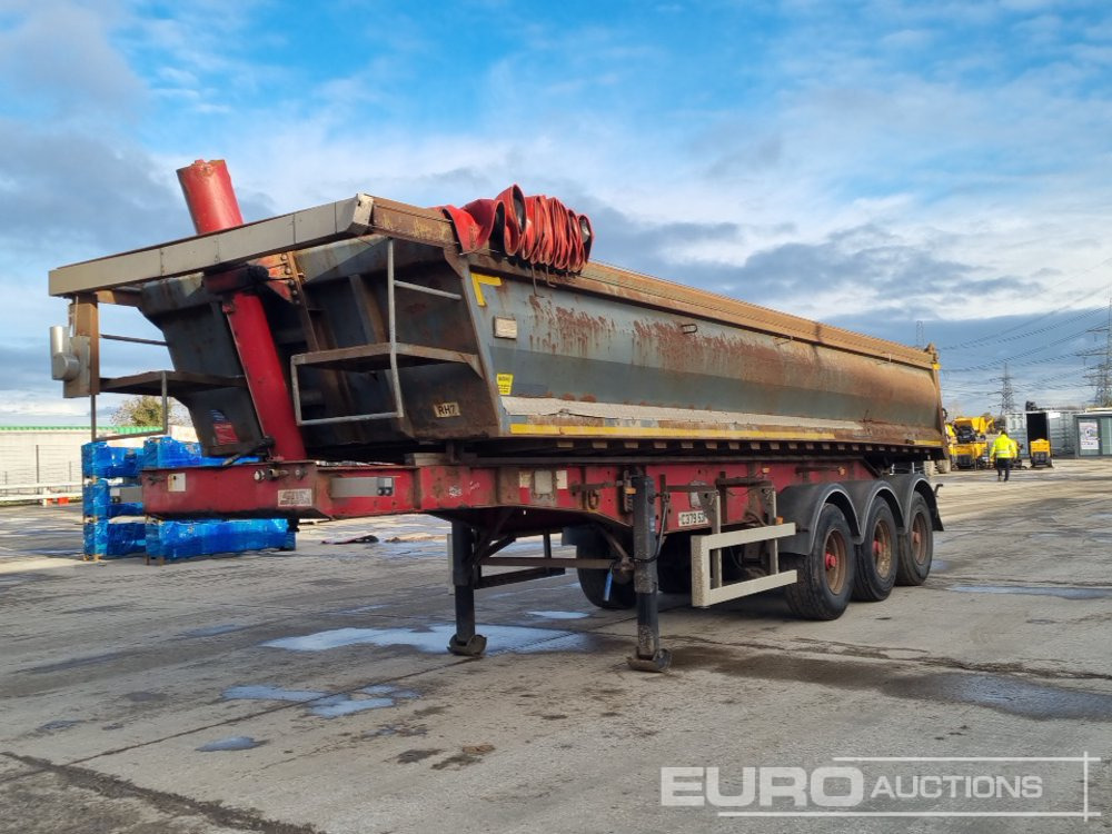 2011 SDC Tri Axle Kelly Steel Tipping Trailer, Easy Sheet - Tippsemi: bilde 1 2011 SDC Tri Axle Kelly Steel Tipping Trailer, Easy Sheet - Tippsemi: bilde 1