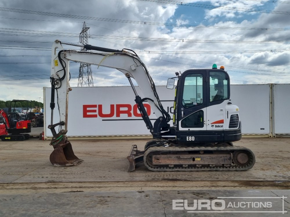 2012 Bobcat E80 - Minigraver: bilde 2 2012 Bobcat E80 - Minigraver: bilde 2