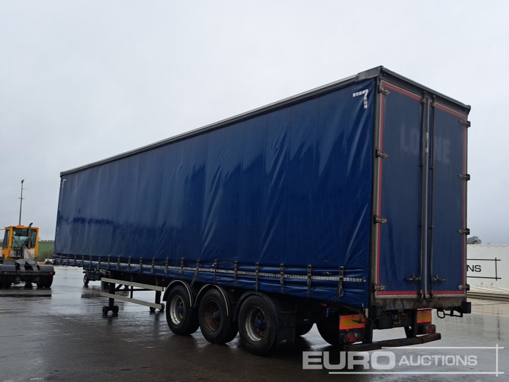 2012 SDC 45' Tri Axle Flat Trailer, BPW Axles - Gardintrailer: bilde 2 2012 SDC 45' Tri Axle Flat Trailer, BPW Axles - Gardintrailer: bilde 2