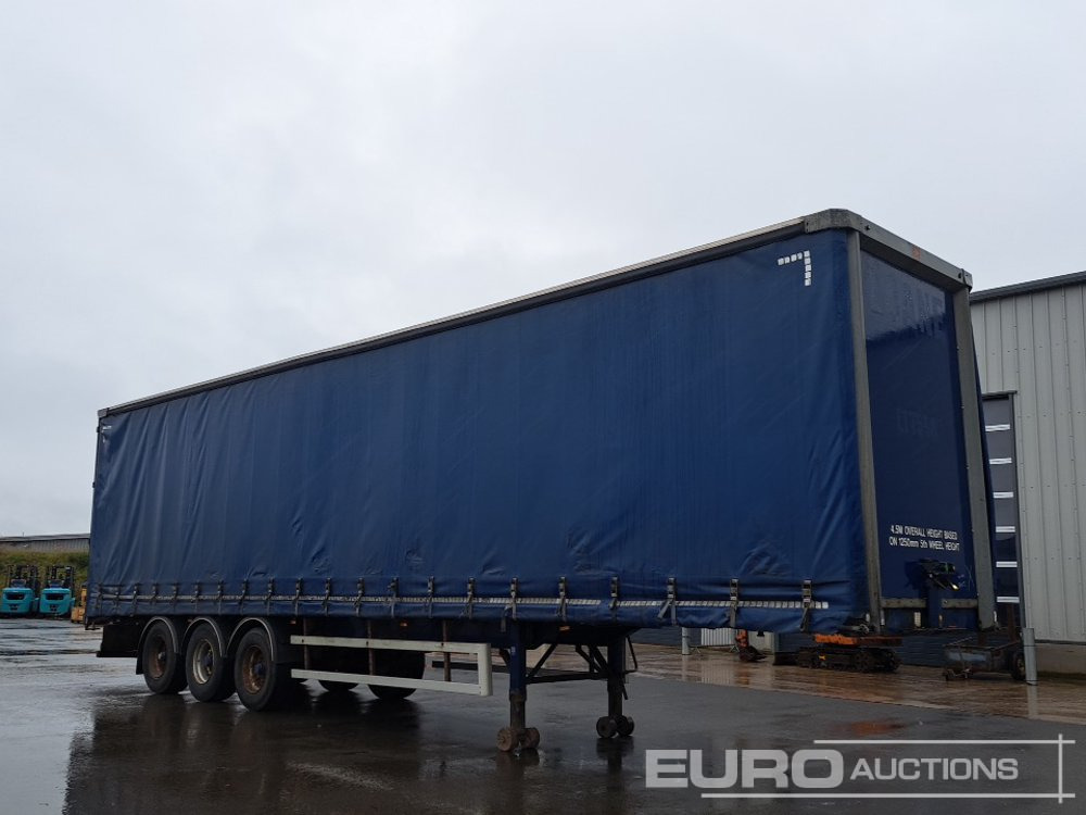 2012 SDC 45' Tri Axle Flat Trailer, BPW Axles - Gardintrailer: bilde 4 2012 SDC 45' Tri Axle Flat Trailer, BPW Axles - Gardintrailer: bilde 4