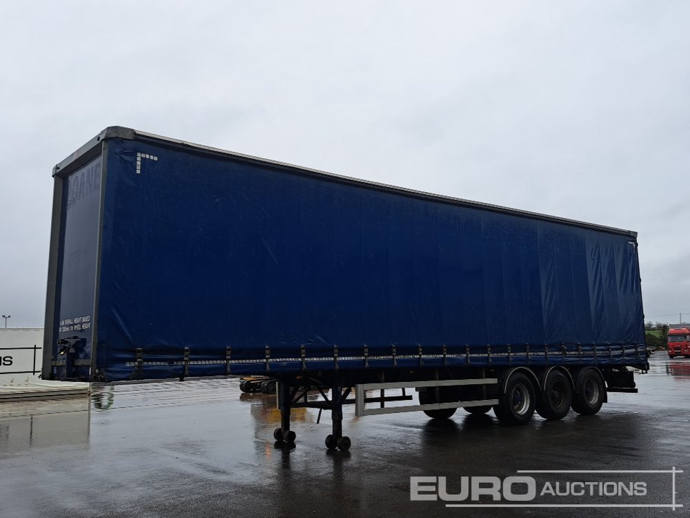 2012 SDC 45' Tri Axle Flat Trailer, BPW Axles - Gardintrailer: bilde 1 2012 SDC 45' Tri Axle Flat Trailer, BPW Axles - Gardintrailer: bilde 1