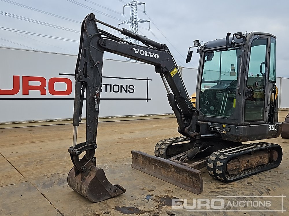 2012 Volvo EC27C - Minigraver: bilde 1 2012 Volvo EC27C - Minigraver: bilde 1