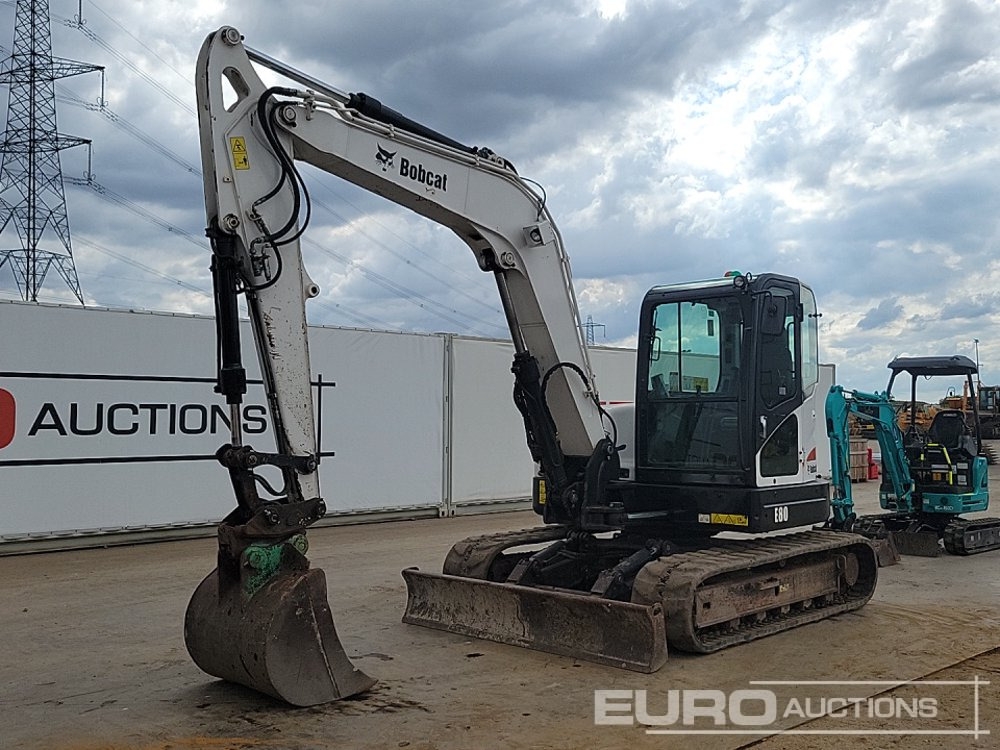 2013 Bobcat E80 - Minigraver: bilde 1 2013 Bobcat E80 - Minigraver: bilde 1