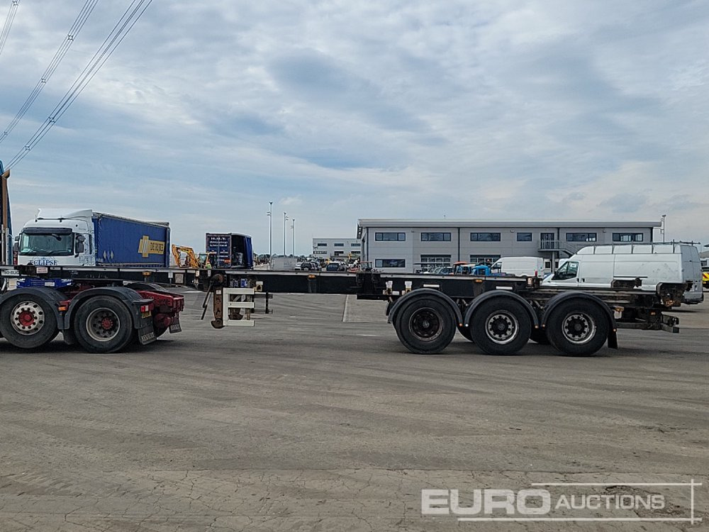 2013 Cartwright Tri Axle Skeleton Trailer, Twist & Lock - Åpen semitrailer: bilde 2 2013 Cartwright Tri Axle Skeleton Trailer, Twist & Lock - Åpen semitrailer: bilde 2
