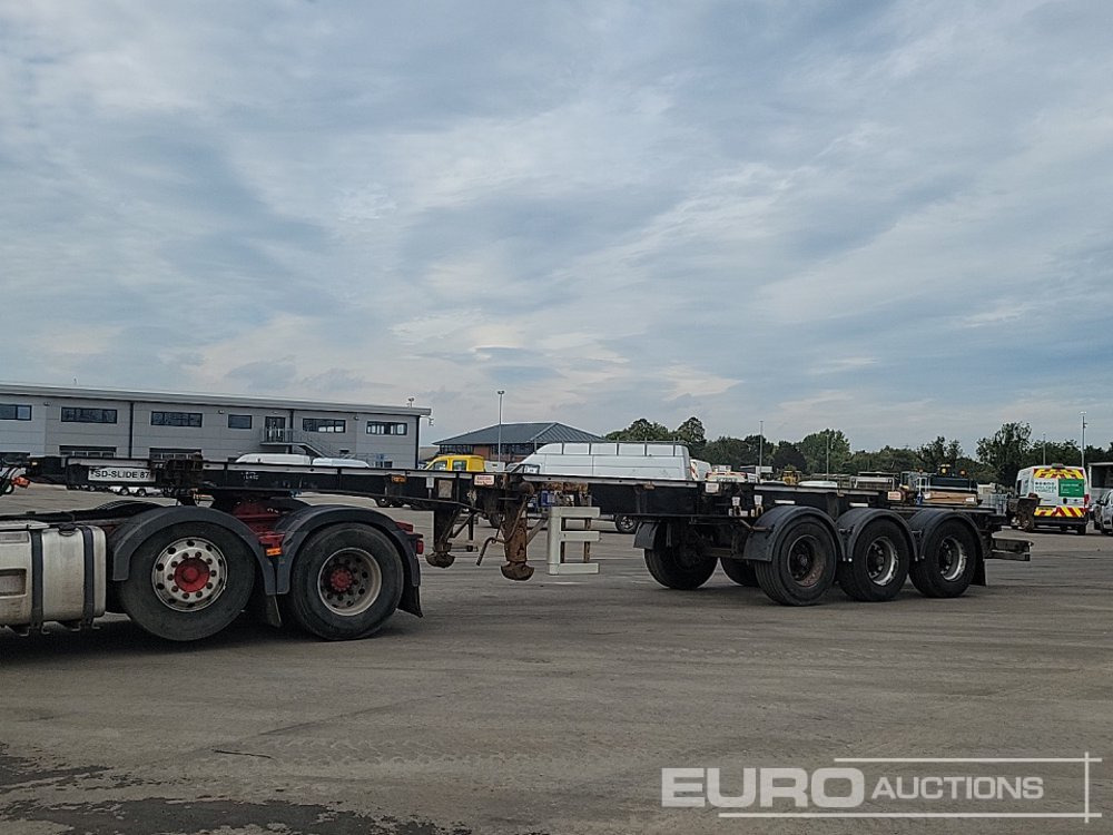2013 Cartwright Tri Axle Skeleton Trailer, Twist & Lock - Åpen semitrailer: bilde 1 2013 Cartwright Tri Axle Skeleton Trailer, Twist & Lock - Åpen semitrailer: bilde 1