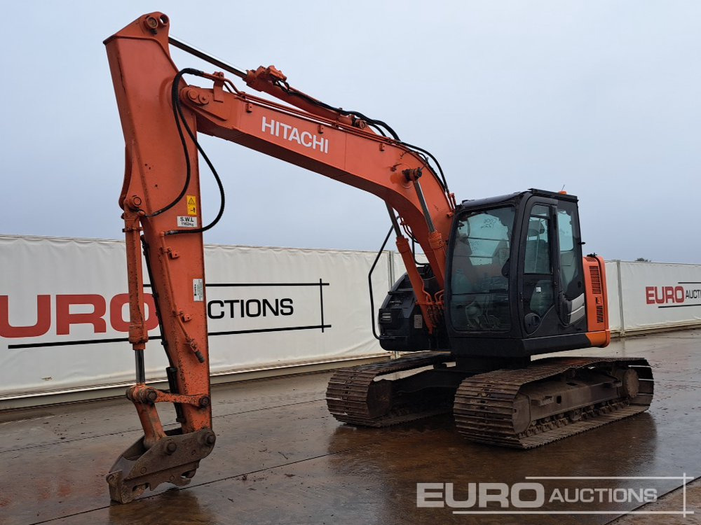 2014 Hitachi ZX135US-5B - Beltegraver: bilde 1 2014 Hitachi ZX135US-5B - Beltegraver: bilde 1