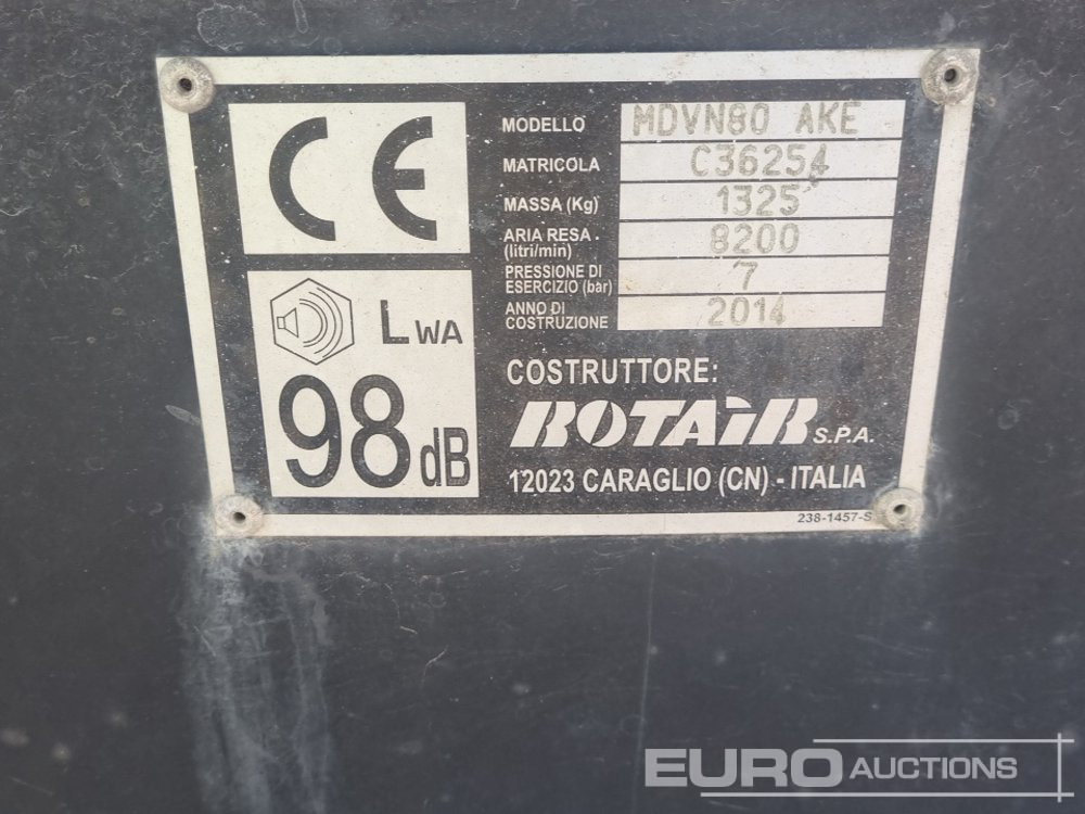 Luftkompressor 2014 Rotair MDVN80 AKE: bilde 30