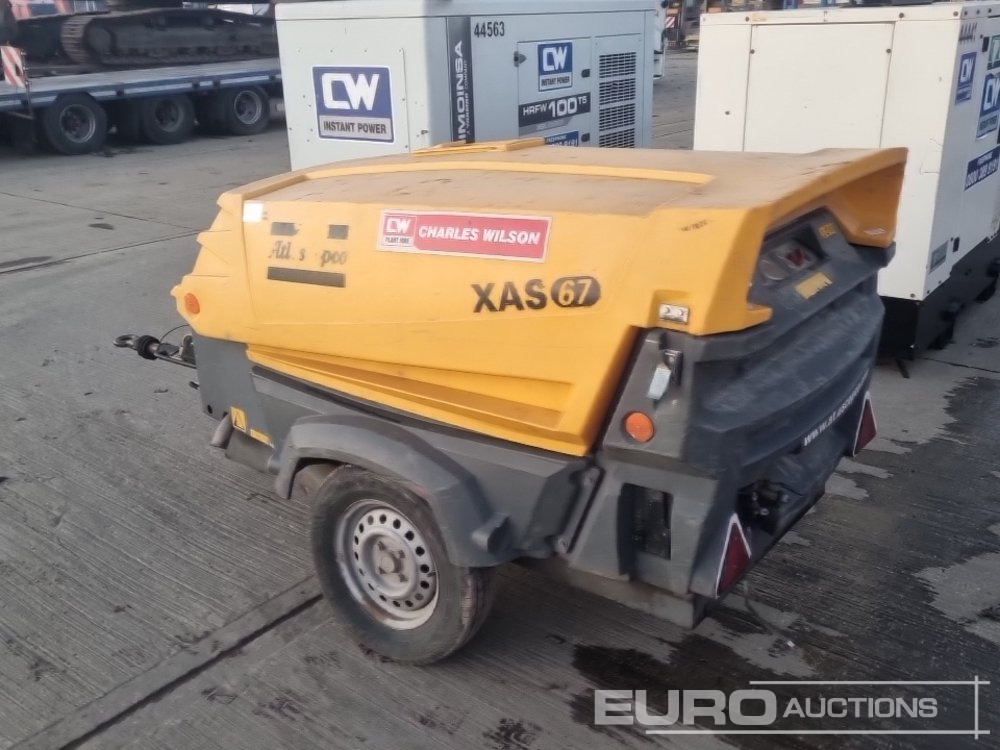 2015 Atlas Copco XAS67KD 130CFM - Luftkompressor: bilde 3 2015 Atlas Copco XAS67KD 130CFM - Luftkompressor: bilde 3
