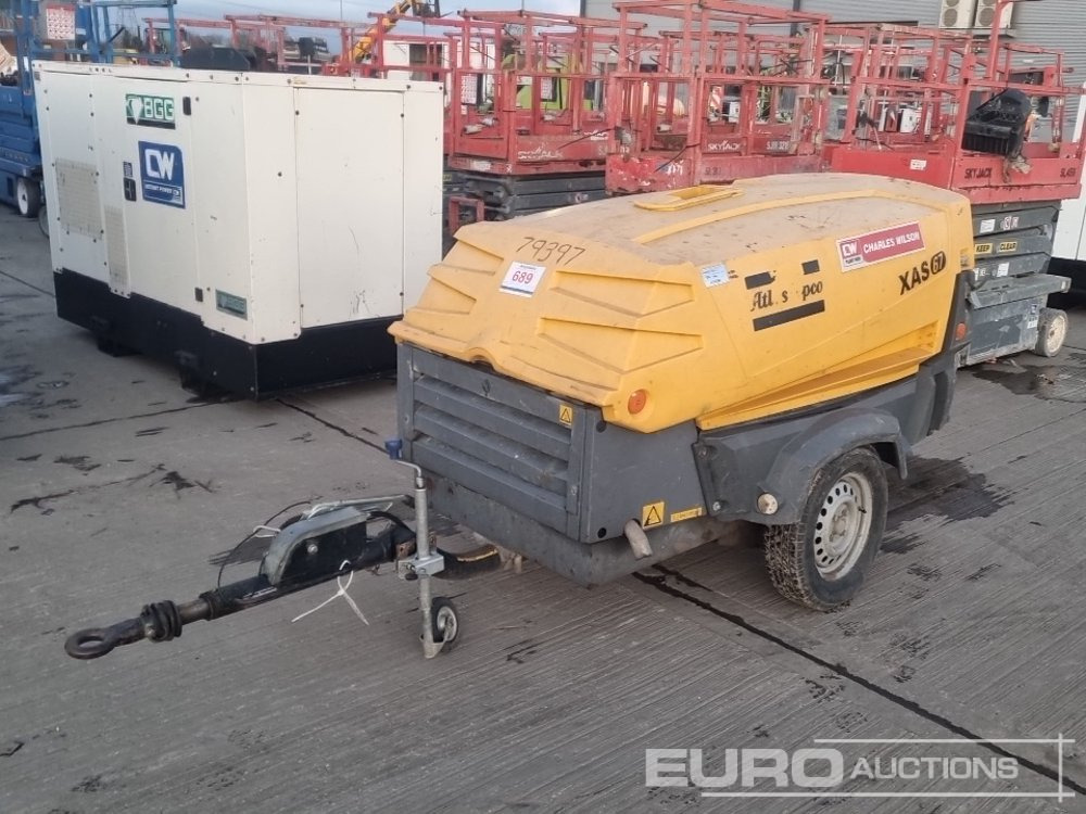 2015 Atlas Copco XAS67KD 130CFM - Luftkompressor: bilde 1 2015 Atlas Copco XAS67KD 130CFM - Luftkompressor: bilde 1