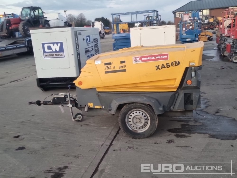 2015 Atlas Copco XAS67KD 130CFM - Luftkompressor: bilde 2 2015 Atlas Copco XAS67KD 130CFM - Luftkompressor: bilde 2