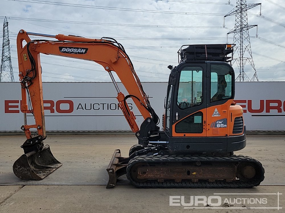 2015 Doosan DX85R-3 - Minigraver: bilde 2 2015 Doosan DX85R-3 - Minigraver: bilde 2