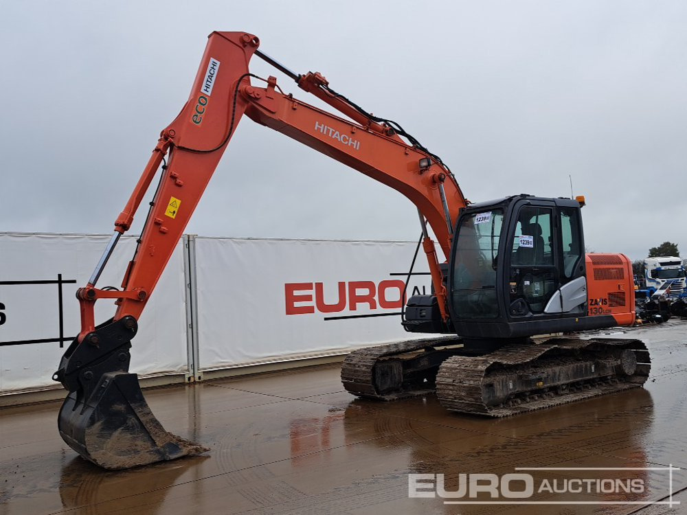 2015 Hitachi ZX130LCN-5B - Beltegraver: bilde 1 2015 Hitachi ZX130LCN-5B - Beltegraver: bilde 1