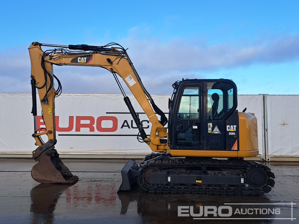 2016 CAT 308E2 CR - Minigraver: bilde 2 2016 CAT 308E2 CR - Minigraver: bilde 2