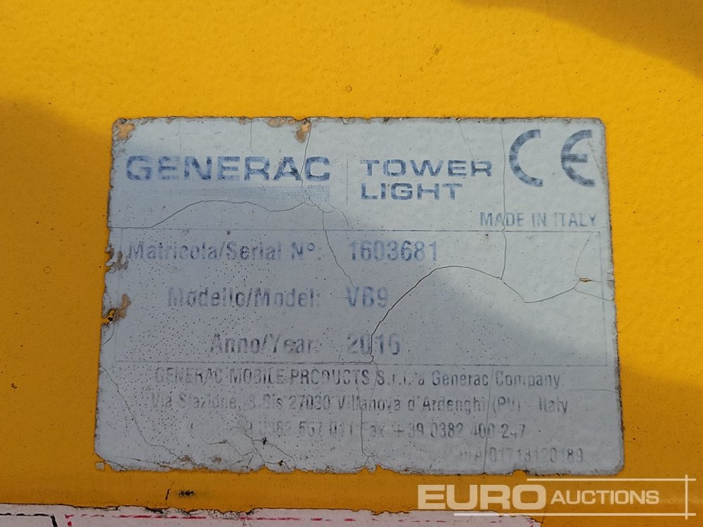 Lysmast 2016 Generac VB9: bilde 37