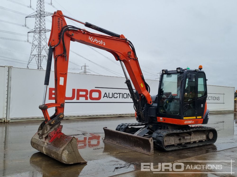 2016 Kubota KX080-4 - Minigraver: bilde 1 2016 Kubota KX080-4 - Minigraver: bilde 1