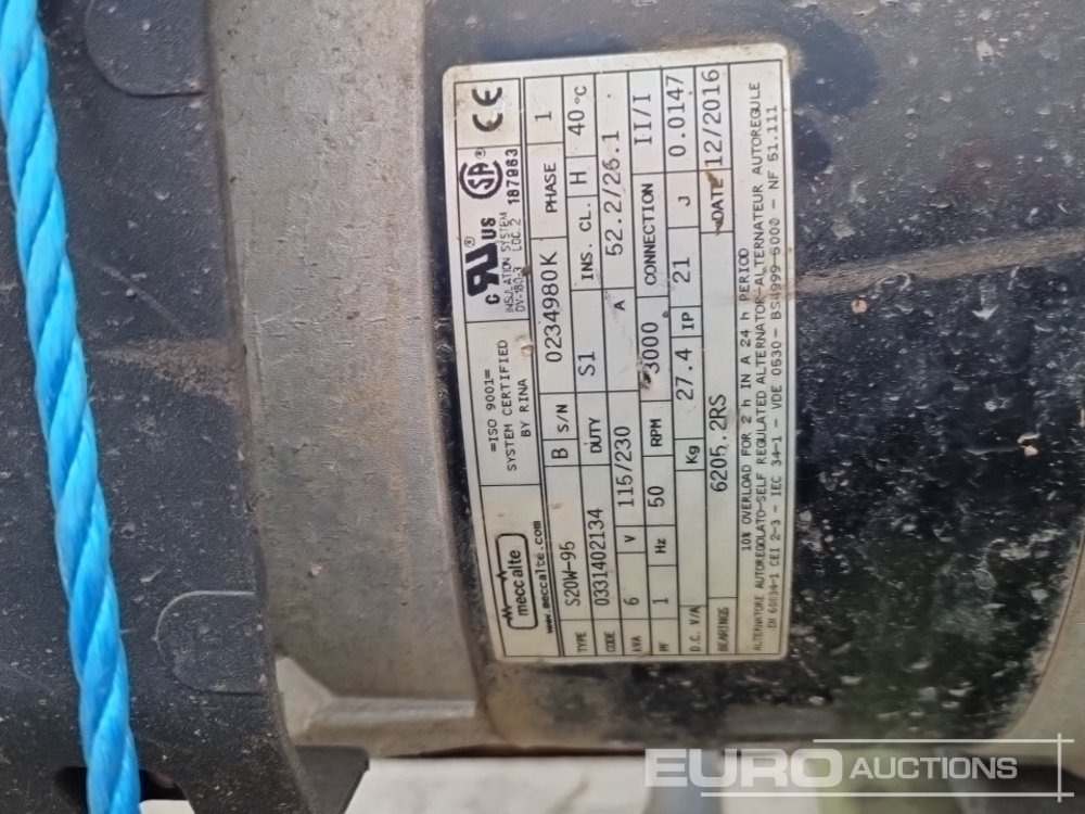 Elektrisk generator 2016 Pramac E6900: bilde 20