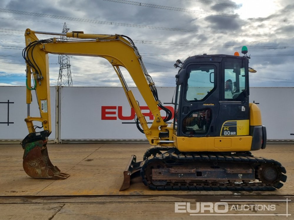 2017 Komatsu PC80MR-3 - Minigraver: bilde 2 2017 Komatsu PC80MR-3 - Minigraver: bilde 2