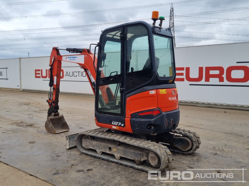 2017 Kubota U27-4 - Minigraver: bilde 3 2017 Kubota U27-4 - Minigraver: bilde 3