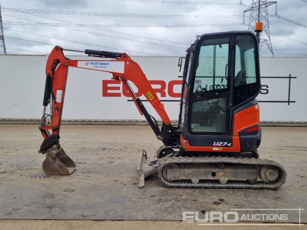 2017 Kubota U27-4 - Minigraver: bilde 2 2017 Kubota U27-4 - Minigraver: bilde 2