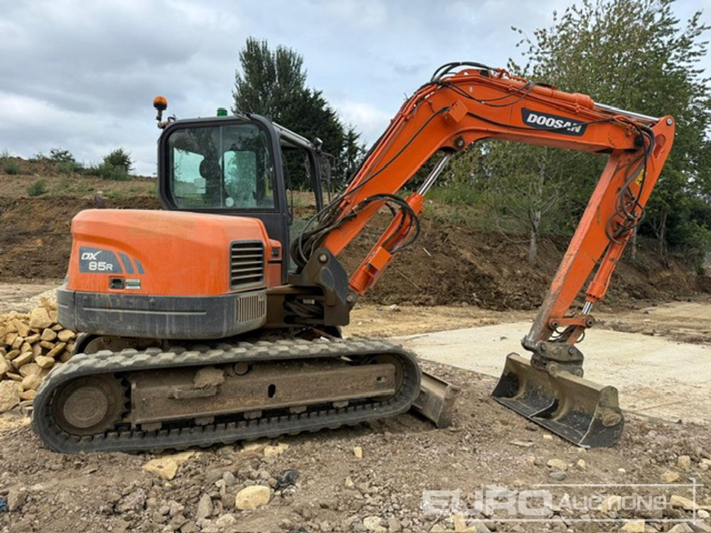 2018 Doosan DX85R-3 - Minigraver: bilde 1 2018 Doosan DX85R-3 - Minigraver: bilde 1