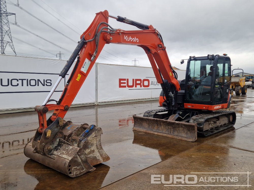 2018 Kubota KX080-4A - Minigraver: bilde 1 2018 Kubota KX080-4A - Minigraver: bilde 1