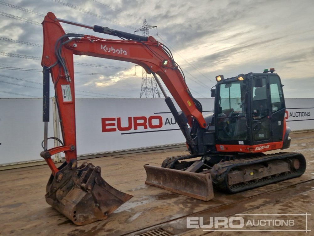 2018 Kubota KX080-4A - Minigraver: bilde 1 2018 Kubota KX080-4A - Minigraver: bilde 1