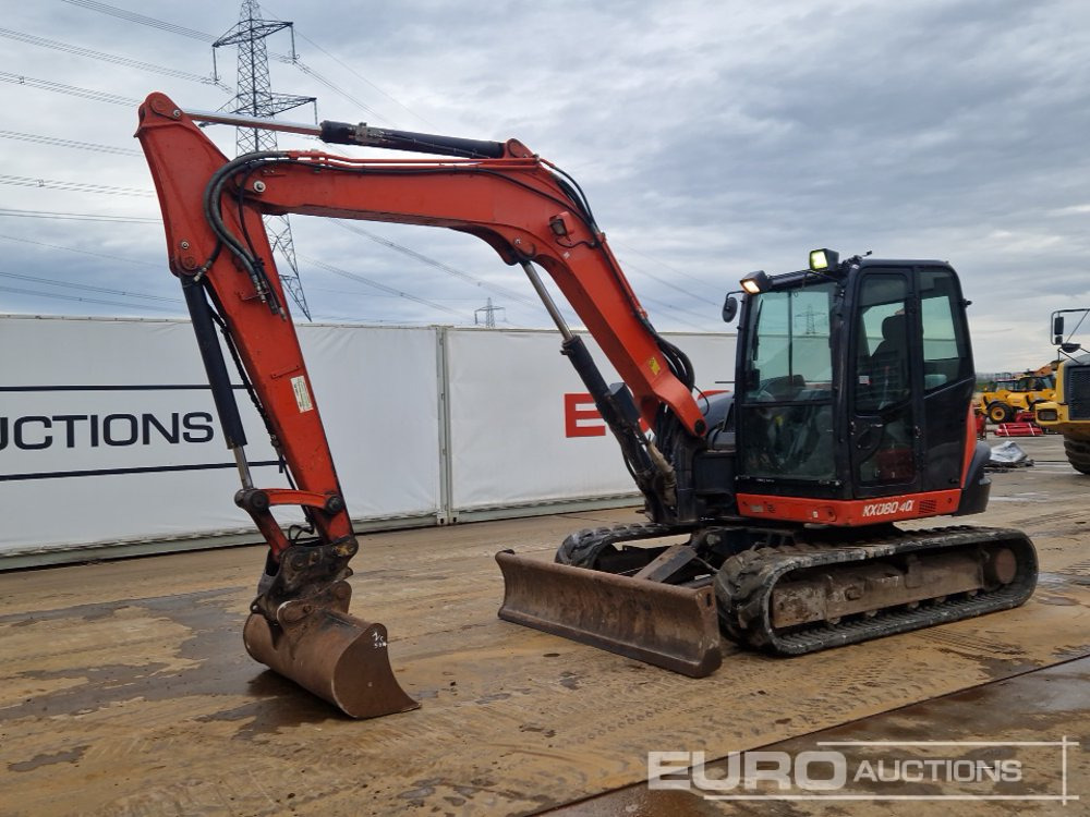 2018 Kubota KX080-4A - Minigraver: bilde 1 2018 Kubota KX080-4A - Minigraver: bilde 1