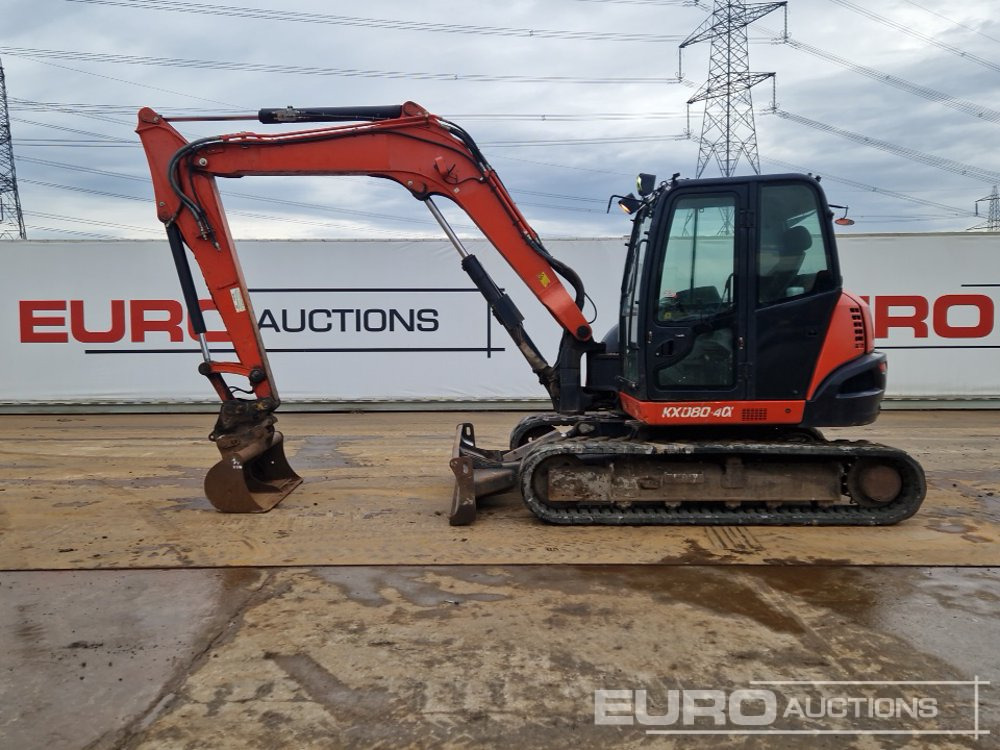 2018 Kubota KX080-4A - Minigraver: bilde 2 2018 Kubota KX080-4A - Minigraver: bilde 2