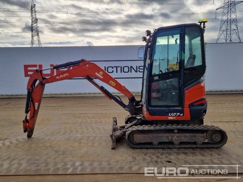 2018 Kubota U27-4 - Minigraver: bilde 2 2018 Kubota U27-4 - Minigraver: bilde 2