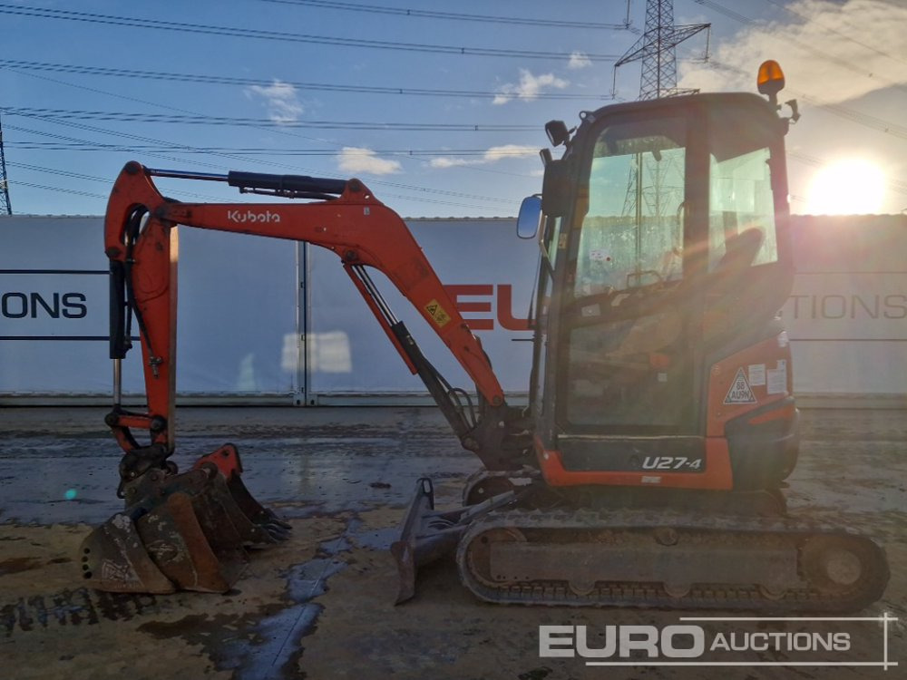 2018 Kubota U27-4 - Minigraver: bilde 2 2018 Kubota U27-4 - Minigraver: bilde 2