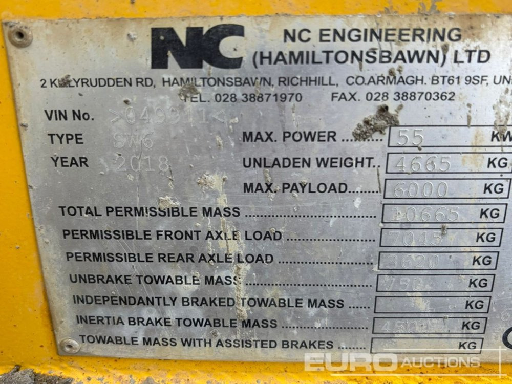 2018 NC SW6 - Kompaktdumper: bilde 4 2018 NC SW6 - Kompaktdumper: bilde 4