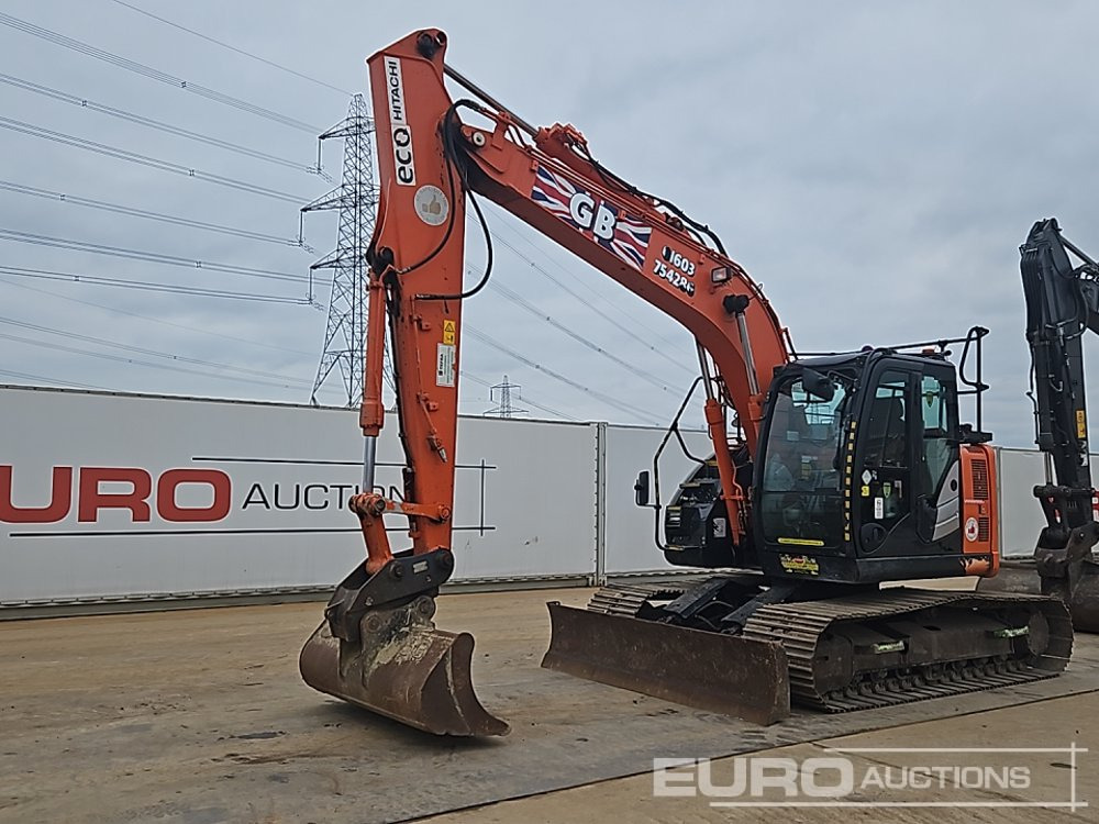 2019 Hitachi ZX135US-6 - Beltegraver: bilde 1 2019 Hitachi ZX135US-6 - Beltegraver: bilde 1