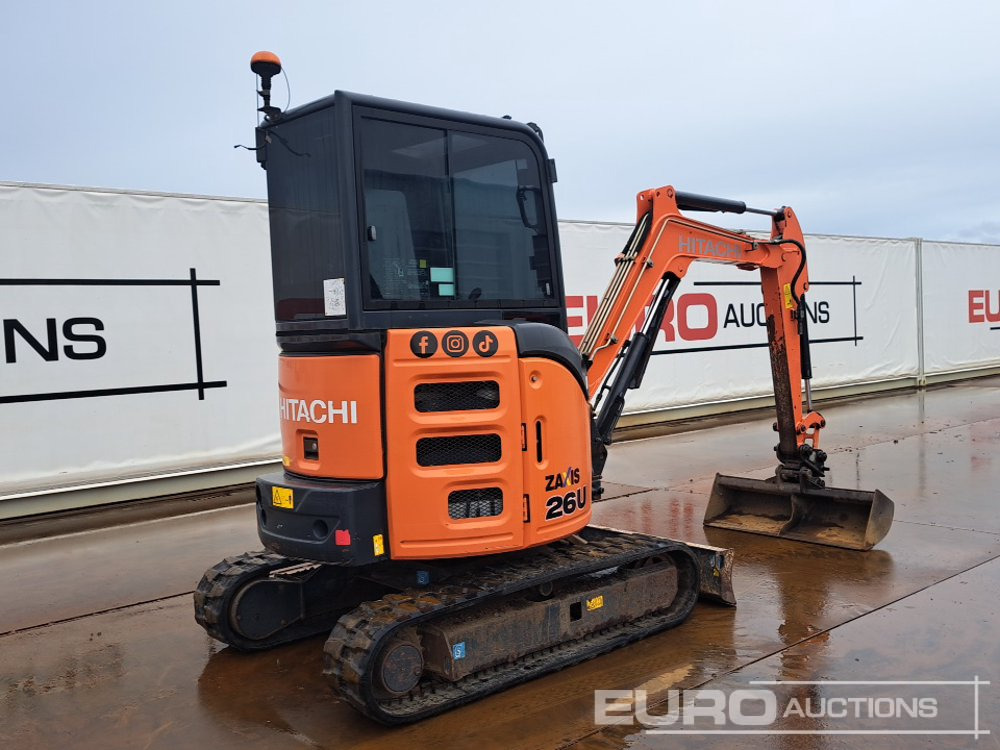 2019 Hitachi ZX26U-5A CR - Minigraver: bilde 5 2019 Hitachi ZX26U-5A CR - Minigraver: bilde 5