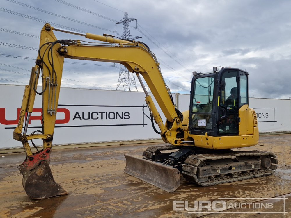 2019 Komatsu PC80MR-5E0 - Minigraver: bilde 1 2019 Komatsu PC80MR-5E0 - Minigraver: bilde 1