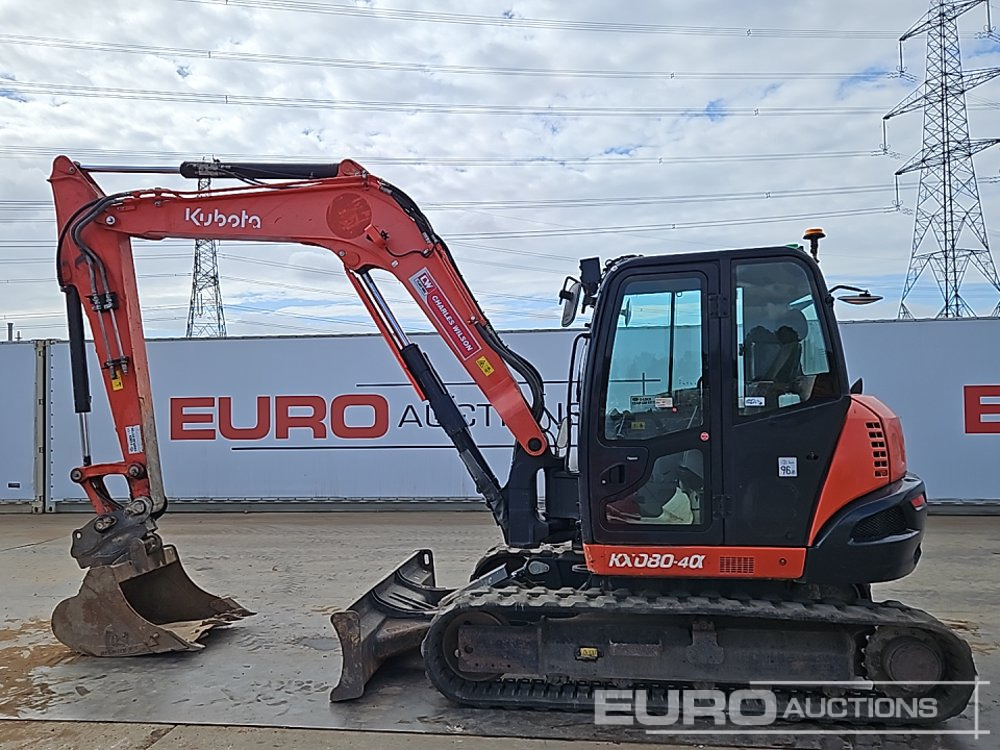2019 Kubota KX080-4A - Minigraver: bilde 2 2019 Kubota KX080-4A - Minigraver: bilde 2