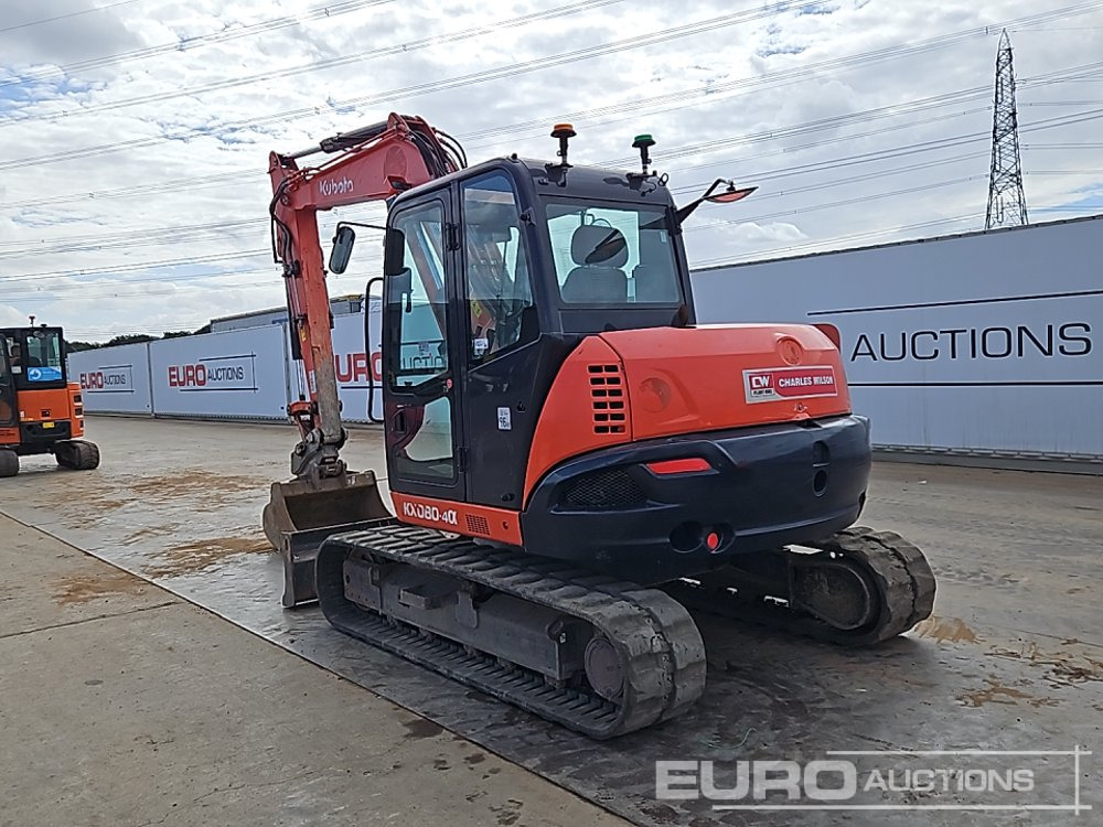 2019 Kubota KX080-4A - Minigraver: bilde 3 2019 Kubota KX080-4A - Minigraver: bilde 3