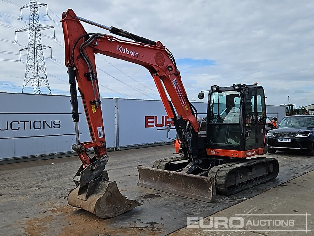 2019 Kubota KX080-4A - Minigraver: bilde 1 2019 Kubota KX080-4A - Minigraver: bilde 1