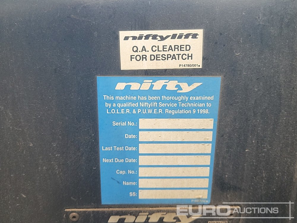 Lift 2019 Niftylift HR28 Hybrid: bilde 45