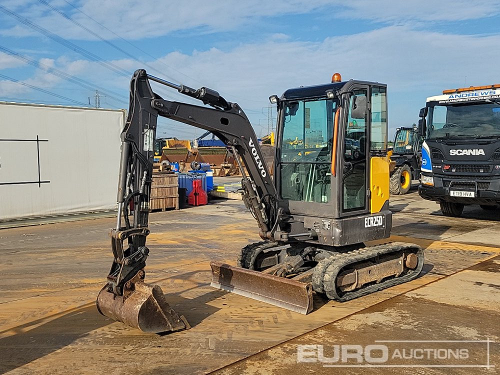 2019 Volvo ECR25D - Minigraver: bilde 1 2019 Volvo ECR25D - Minigraver: bilde 1