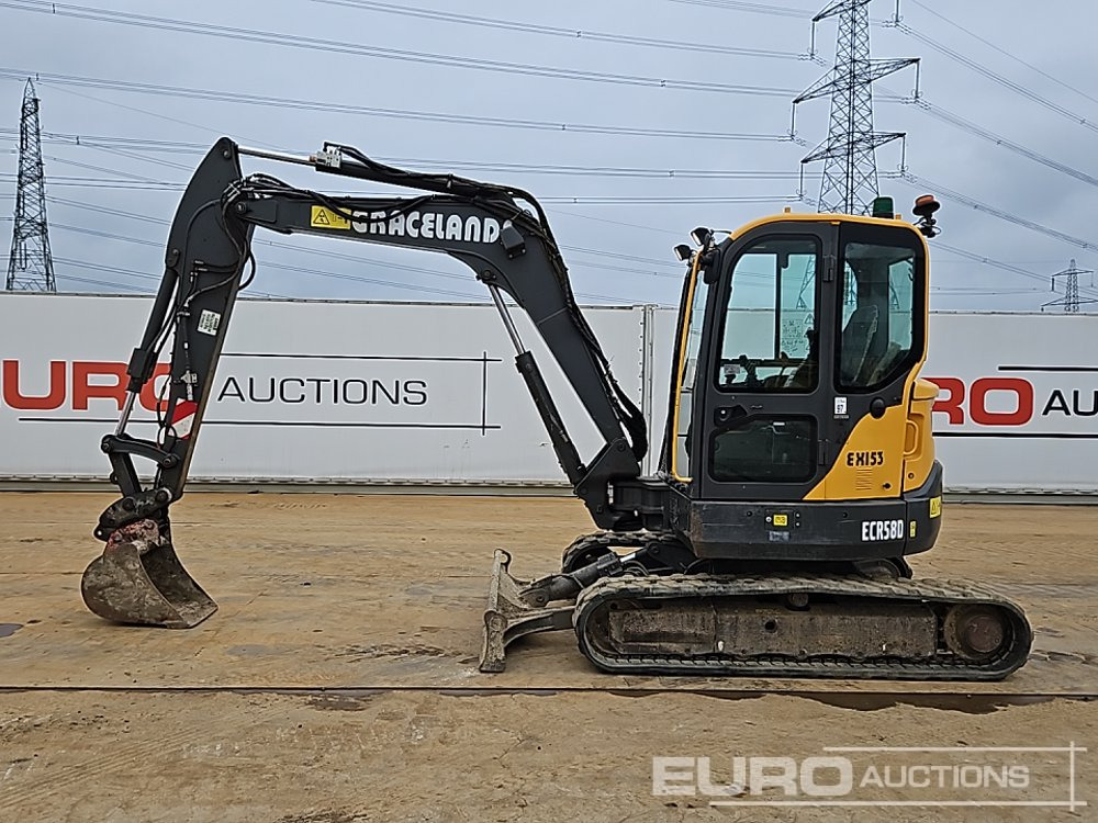 2019 Volvo ECR58D - Minigraver: bilde 2 2019 Volvo ECR58D - Minigraver: bilde 2
