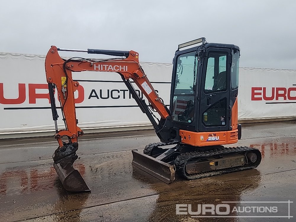 2020 Hitachi ZX26U-6 CLR - Minigraver: bilde 1 2020 Hitachi ZX26U-6 CLR - Minigraver: bilde 1