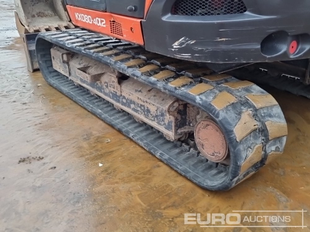 Minigraver 2020 Kubota KX080-4A2: bilde 9