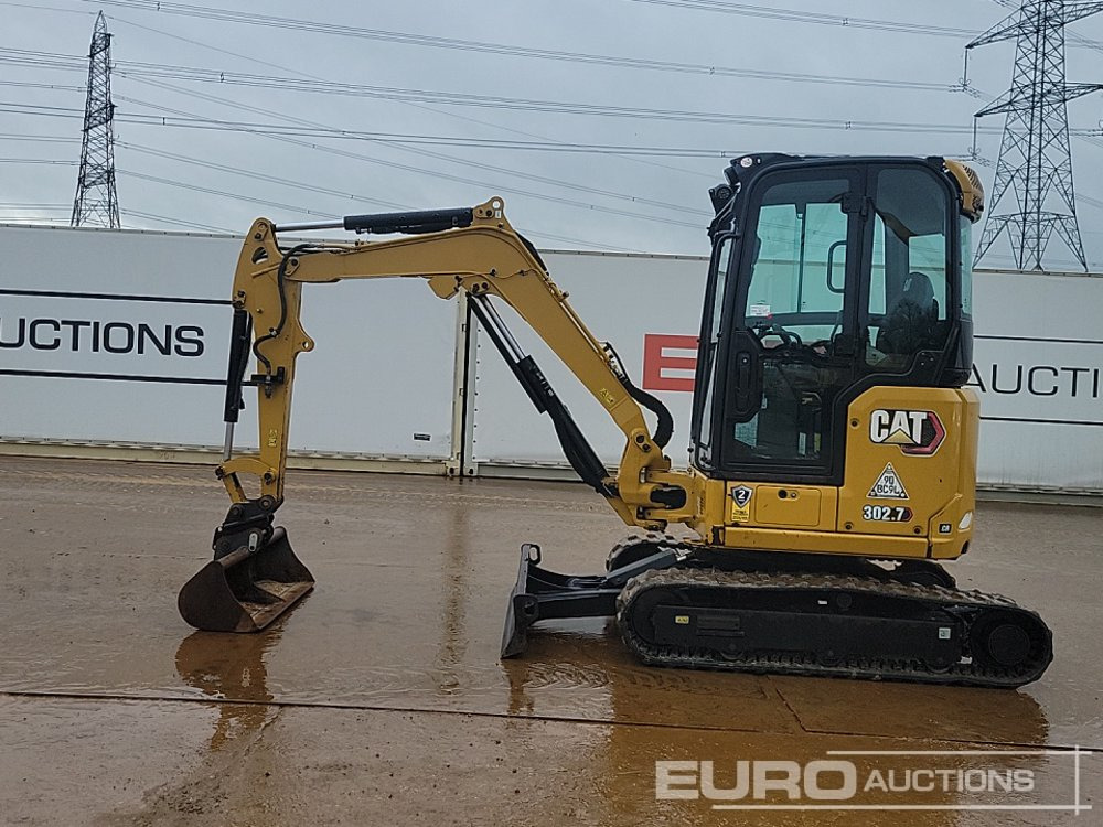 2021 CAT 302.7CR - Minigraver: bilde 2 2021 CAT 302.7CR - Minigraver: bilde 2