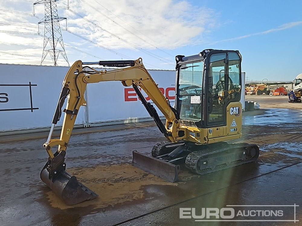 2021 CAT 302.7CR - Minigraver: bilde 1 2021 CAT 302.7CR - Minigraver: bilde 1