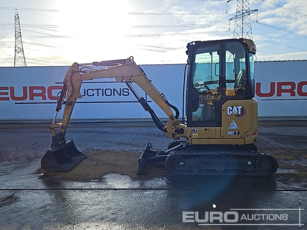 2021 CAT 302.7CR - Minigraver: bilde 2 2021 CAT 302.7CR - Minigraver: bilde 2
