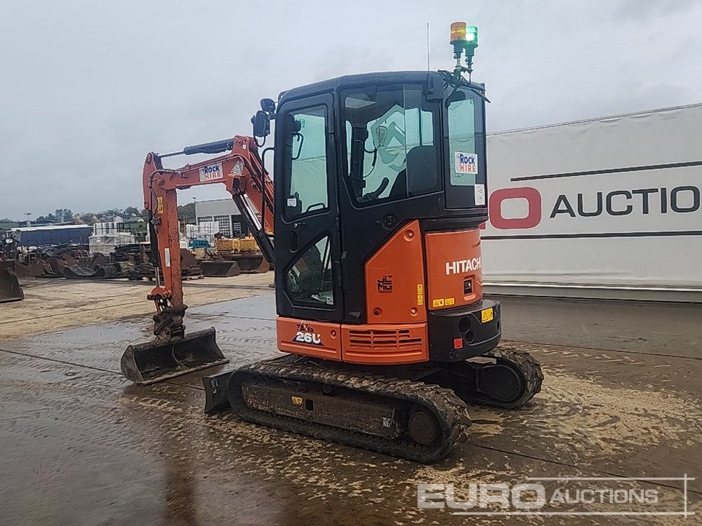 2021 Hitachi ZX26U-6 CLR - Minigraver: bilde 3 2021 Hitachi ZX26U-6 CLR - Minigraver: bilde 3