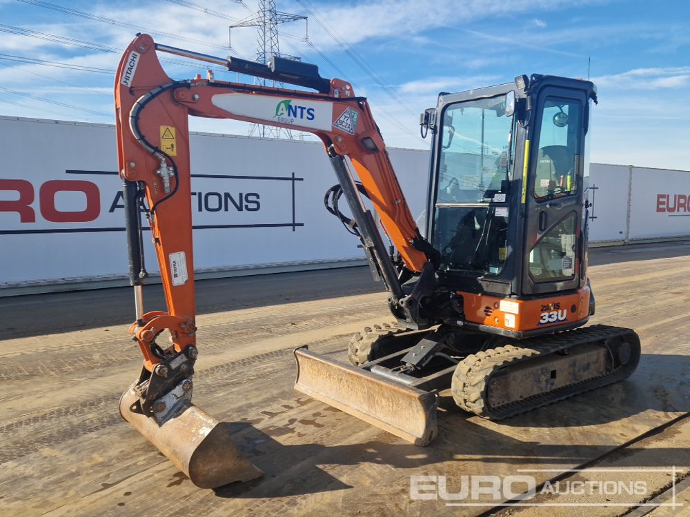 2021 Hitachi ZX33U-6 CLR - Minigraver: bilde 1 2021 Hitachi ZX33U-6 CLR - Minigraver: bilde 1