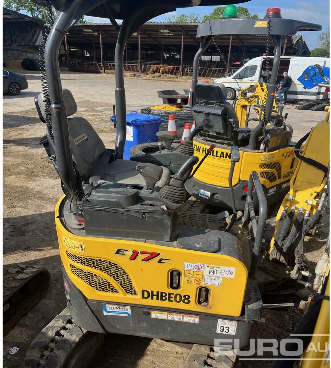2021 New Holland E17C Rubber Tracks, QH, Blade, Offset, Piped - Minigraver: bilde 1 2021 New Holland E17C Rubber Tracks, QH, Blade, Offset, Piped - Minigraver: bilde 1